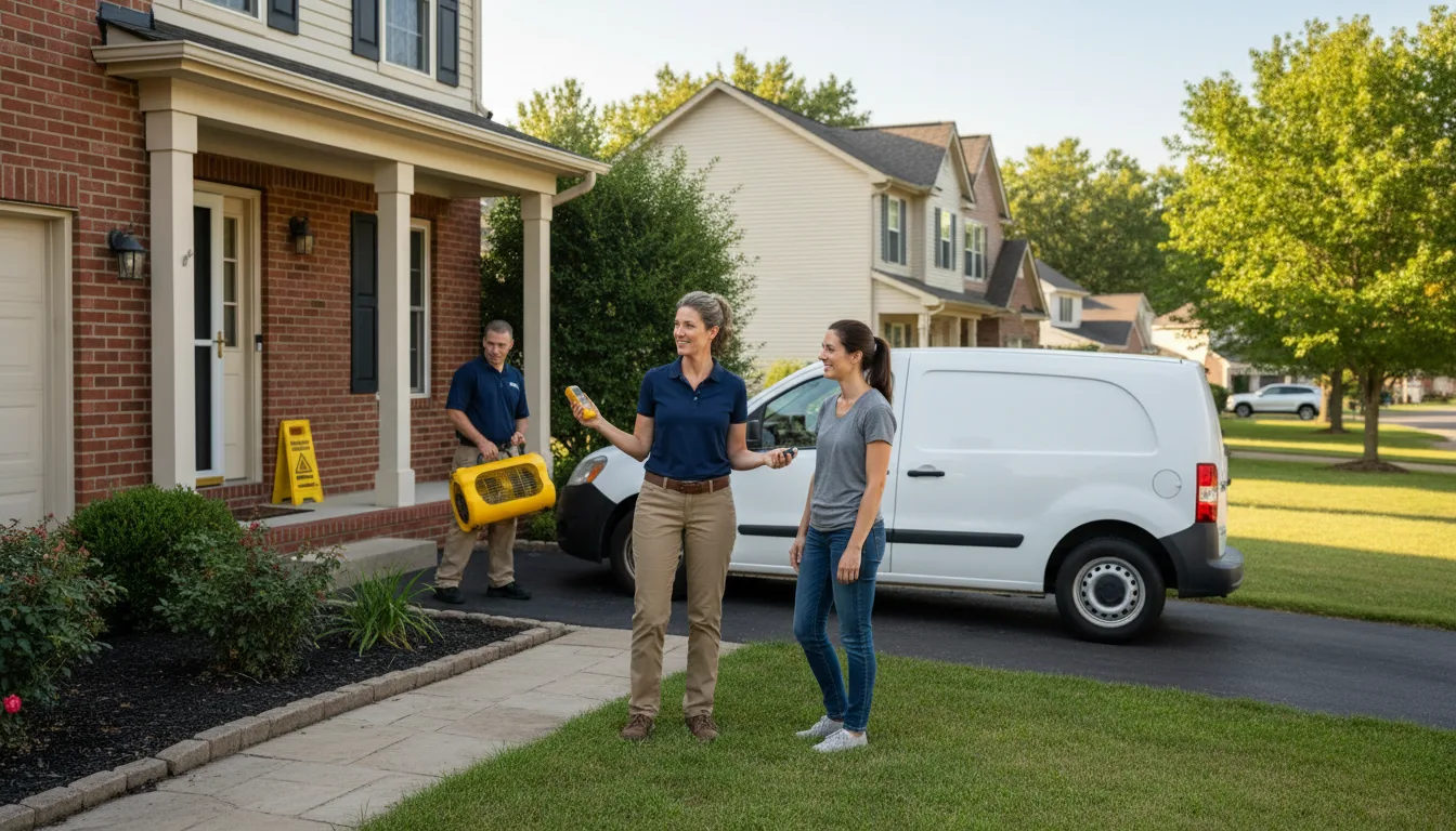 Water restoration image for Emergency Water Removal Services in Mount Hope, AL